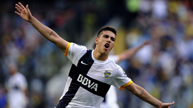 Cầu thủ Leandro Paredes đá cho Boca Cầu thủ Leandro Paredes đá cho Boca