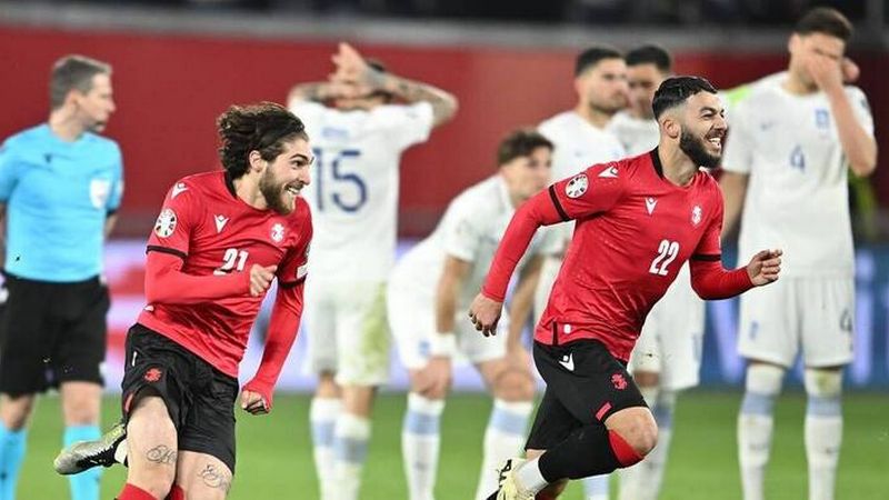 Đội tuyển quốc gia Georgia chơi ấn tượng ở Euro 2024